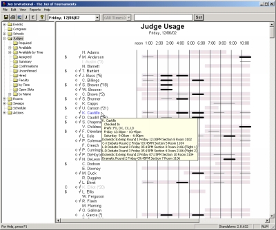 Judge Usage - click to enlarge